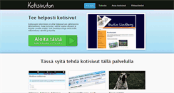 Desktop Screenshot of kotisivuton.fi